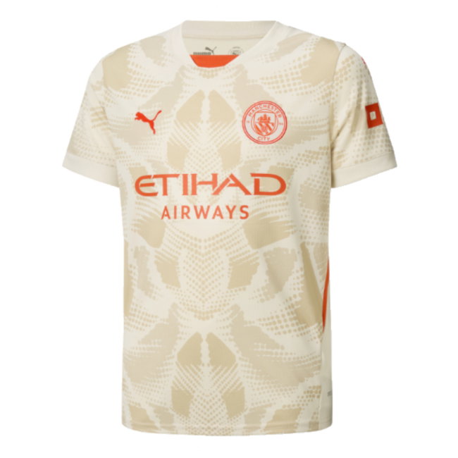 2024-2025 Man City Away Goalkeeper Shirt (Alpine Snow) - Kids (Ederson M. 31)