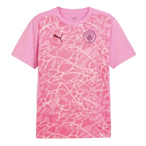 2024-2025 Man City Pre-Match Shirt (Pink) (Fowler 8)