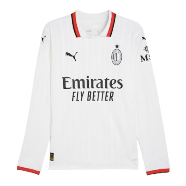 2024-2025 AC Milan Away Long Sleeve Shirt (Ibrahimovic 11)
