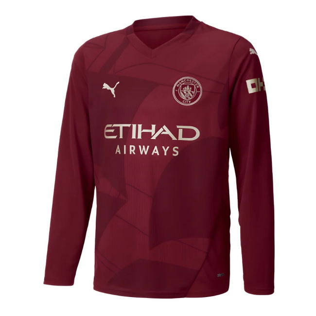 2024-2025 Man City Third Long Sleeve Shirt (Kids) (Foden 47)