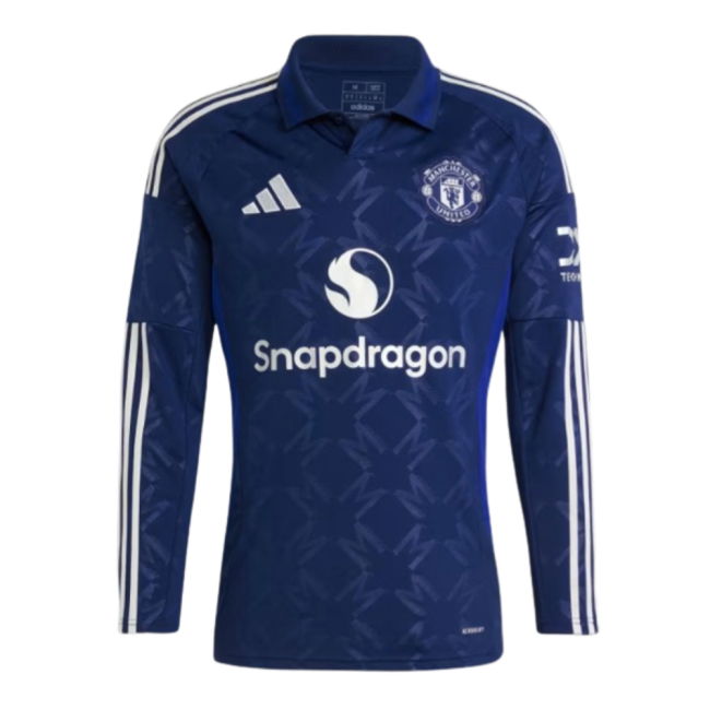2024-2025 Man Utd Long Sleeve Away Shirt (Mazraoui 3)