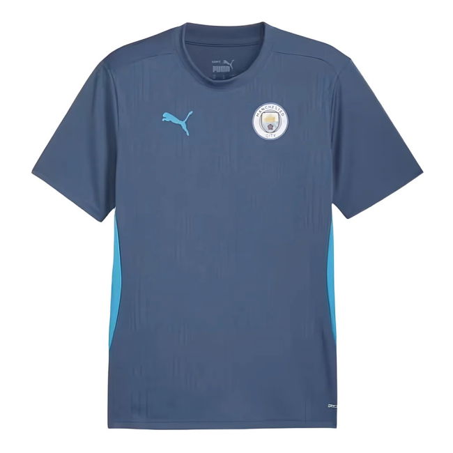 2024-2025 Man City Training Shirt (Inky Blue) (Your Name)