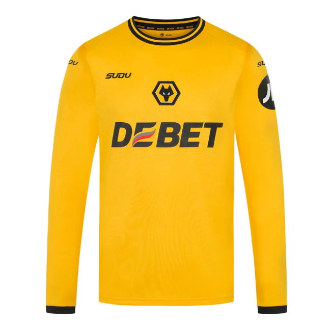 2024-2025 Wolves Long Sleeve Home Shirt (Your Name)