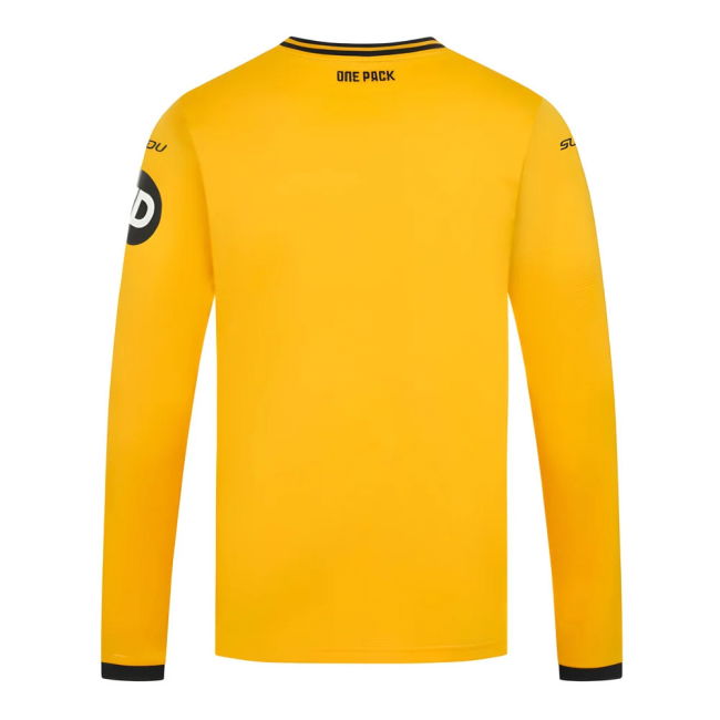 2024-2025 Wolves Long Sleeve Home Shirt