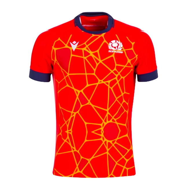 2024-2025 Scotland Rugby Training Jersey (Red) (Your Name)