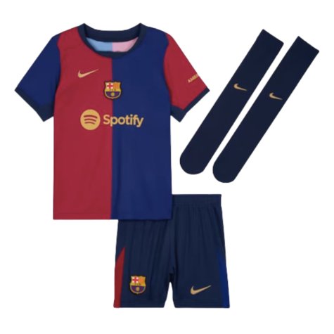 2024-2025 Barcelona Home Mini Kit (Pau Victor 18)