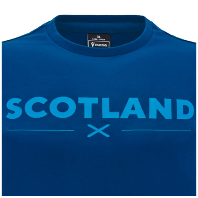2024-2025 Scotland Rugby Leisure Cotton T-Shirt (Navy)
