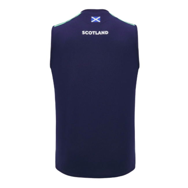 2024-2025 Scotland Rugby Training Vest (Navy) - Kids