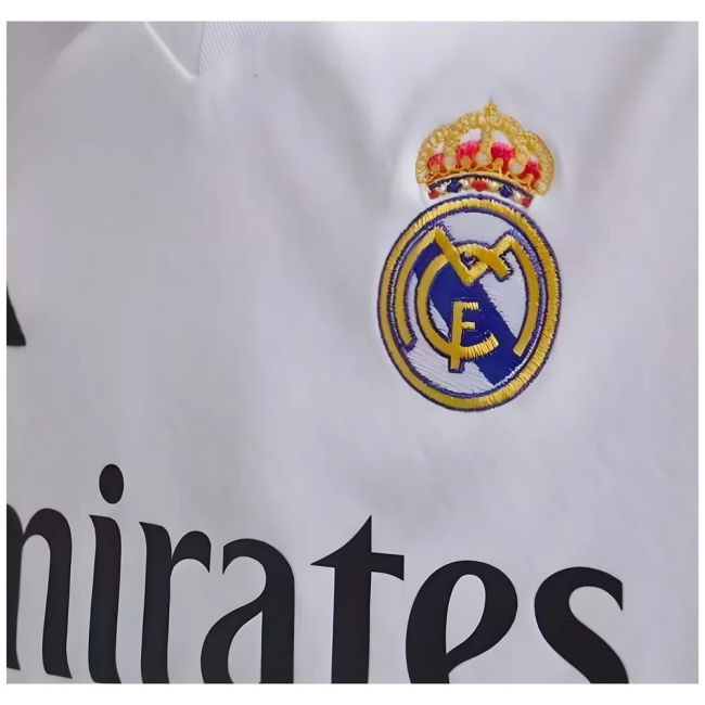 2024-2025 Real Madrid Long Sleeve Home Shirt (Kids) (Zidane 5)