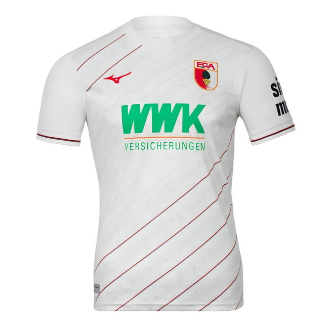 2024-2025 FC Augsburg Home Shirt (Uduokhai 19)