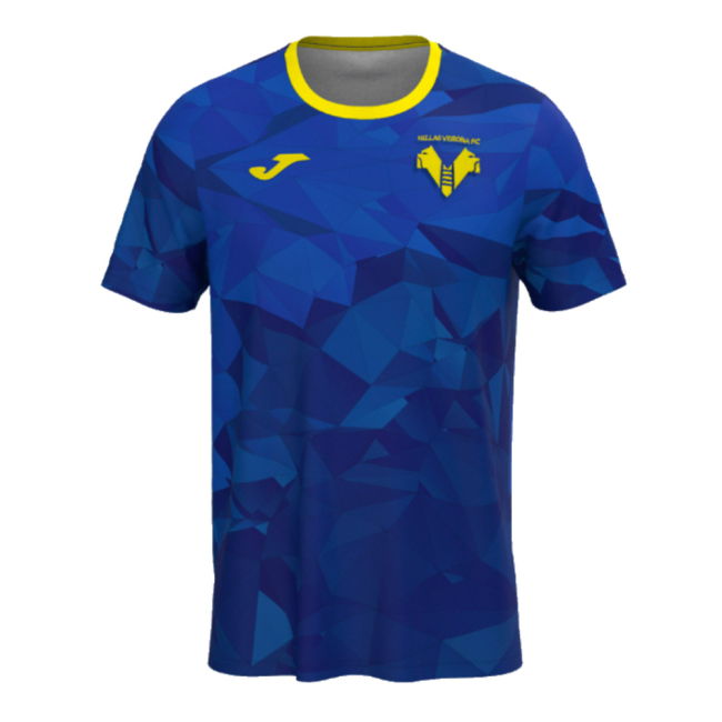 2024-2025 Hellas Verona Pre-Match Shirt (Blue) (Your Name)