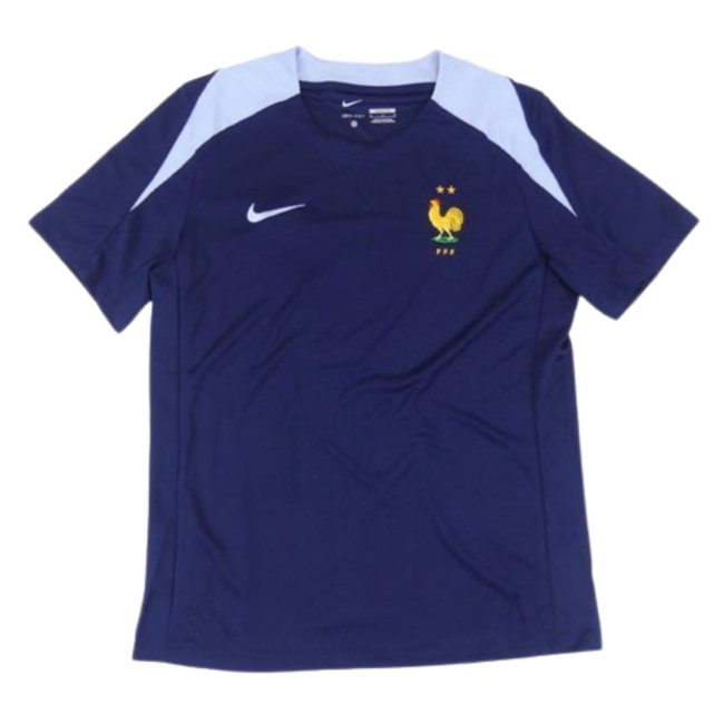 2024-2025 France Dri-Fit Strike Training Shirt (Navy) (Giroud 9)