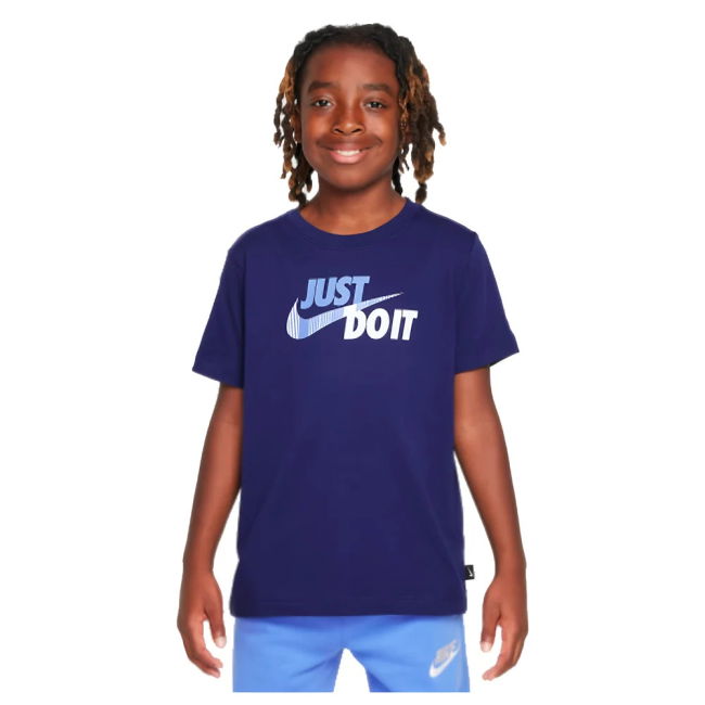 2024-2025 Tottenham Hotspur Just Do It T-Shirt (Navy) - Kids (Your Name)