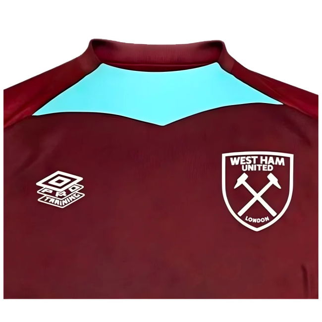 2024-2025 West Ham Training Jersey (Wine) - Kids
