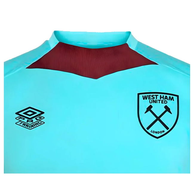 2024-2025 West Ham Training Jersey (Blue Radiance) - Kids