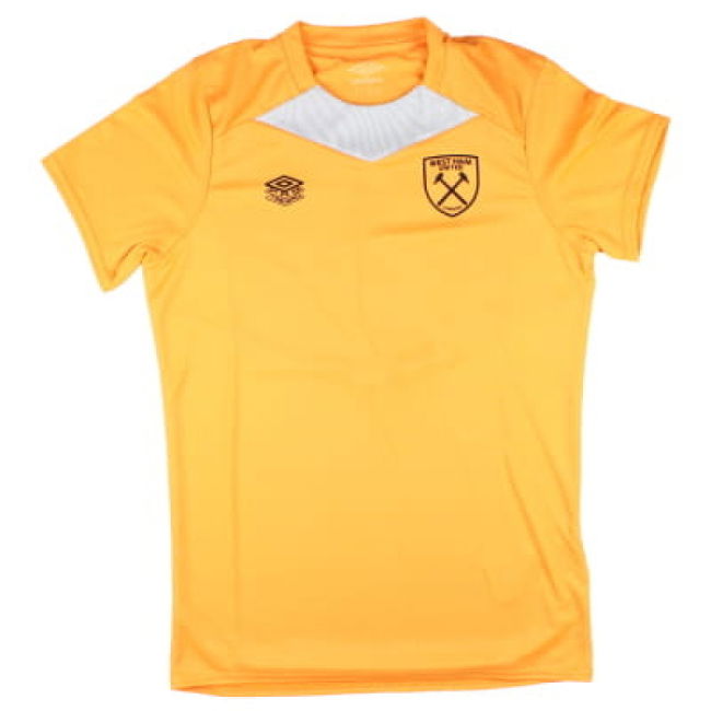 2024-2025 West Ham Training Jersey (Orange) - Kids (Your Name)
