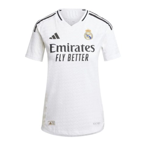 2024-2025 Real Madrid Authentic Home Shirt (Womens) (Your Name)