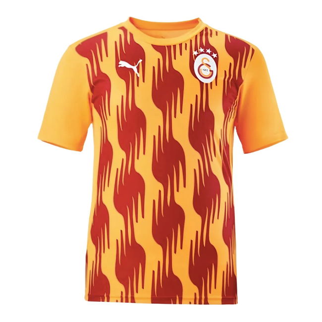 2024-2025 Galatasaray Pre-Match Shirt (Orange) (Osimhen 45)