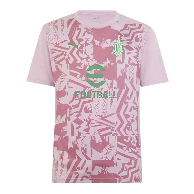 2024-2025 AC Milan Pre-Match Shirt (Grape) (Pulisic 11)