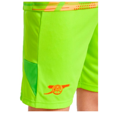 2024-2025 Arsenal Home Goalkeeper Shorts - Kids