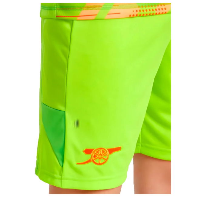 2024-2025 Arsenal Home Goalkeeper Shorts - Kids