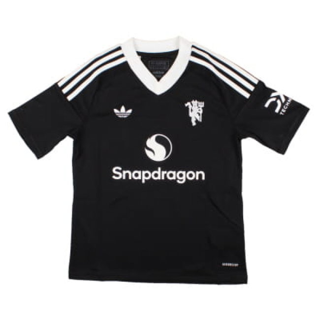 2024-2025 Man Utd Third Goalkeeper Shirt (Black) - Kids (Van Der Sar 1)