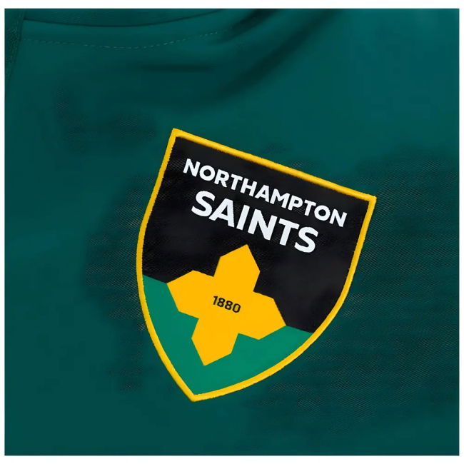2024-2025 Northampton Saints Rugby Softshell Jacket (Green)
