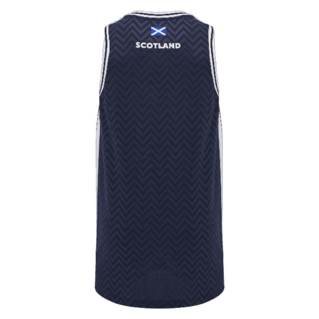2024-2025 Scotland Rugby Basketball Singlet (Navy)
