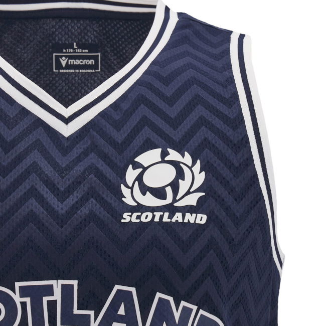 2024-2025 Scotland Rugby Basketball Singlet (Navy)