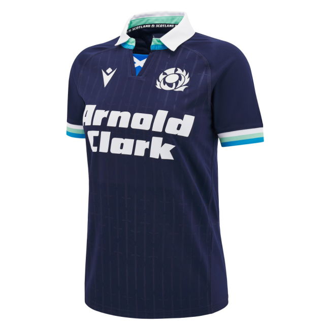 2024-2025 Scotland Rugby Home Poly Replica Shirt (Womens) (Van Der Merwe 14)
