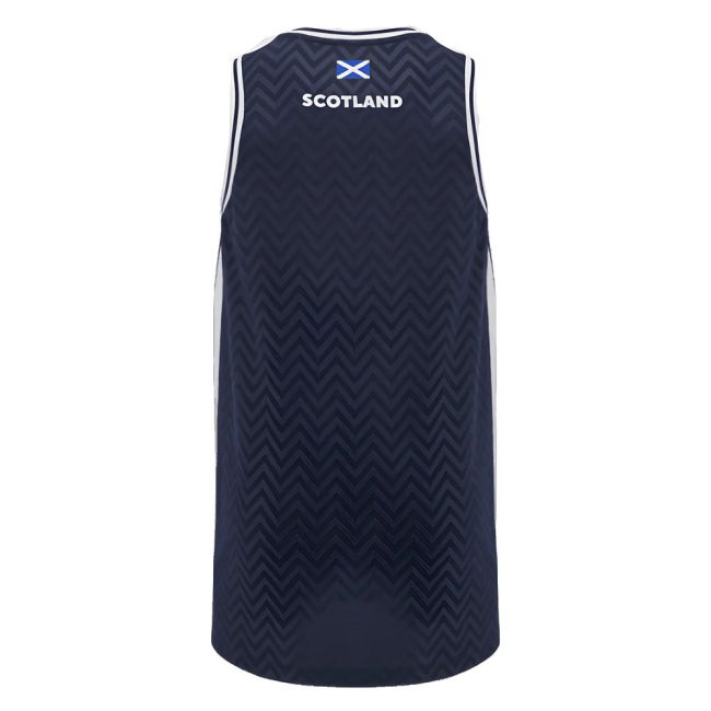 2024-2025 Scotland Rugby Basketball Singlet (Navy) - Kids