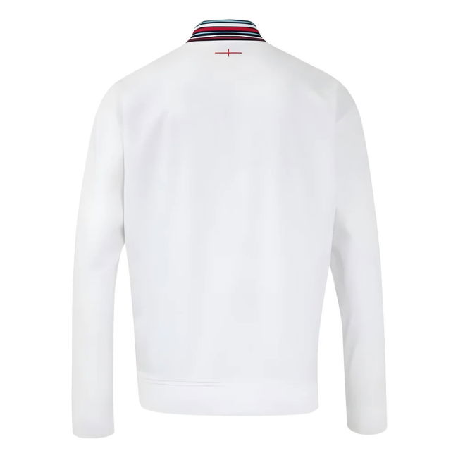 2024-2025 England Rugby Anthem Jacket O2 (White) - Kids