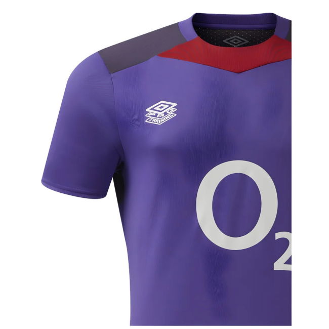 2024-2025 England Rugby Gym Tee (Violet)