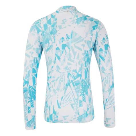 2024-2025 England Rugby Warm Up Mid Layer O2 (White)