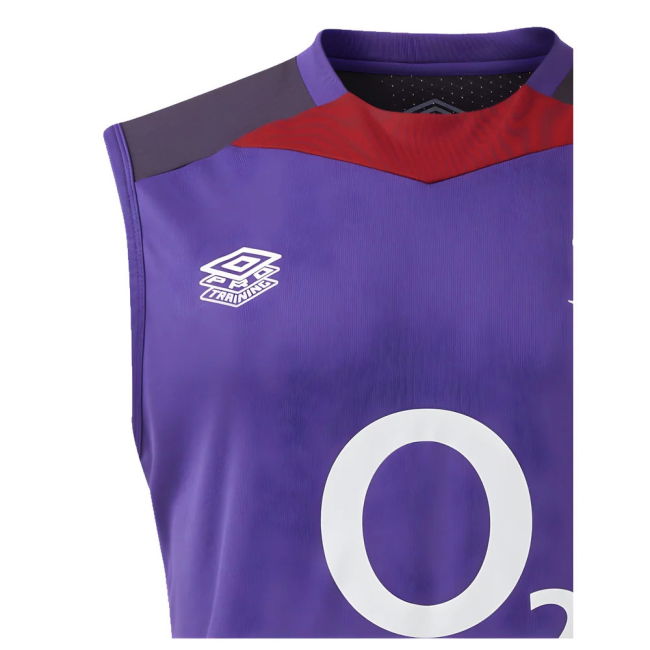 2024-2025 England Rugby Sleeveless Jersey O2 (Violet)