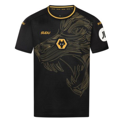 2024-2025 Wolves Away Shirt (Kids) (Strand Larsen 9)