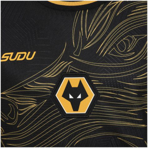2024-2025 Wolves Away Shirt (Kids) (Strand Larsen 9)