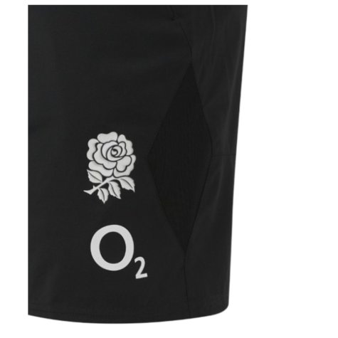 2024-2025 England Rugby Gym Shorts O2 (Black)