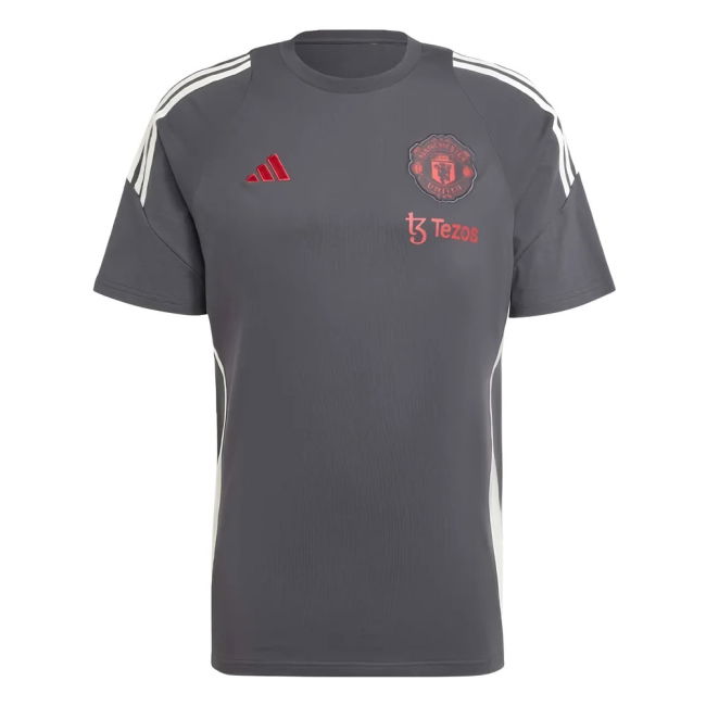 2024-2025 Man Utd EU Training Tee (Carbon) (Dalot 20)