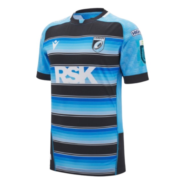 2024-2025 Cardiff Blues Rugby Home Slim Body Fit Shirt (Your Name)