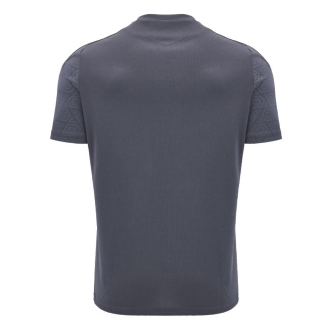 2024-2025 Wales WRU Rugby Training Poly Shirt (Anthracite) - Kids