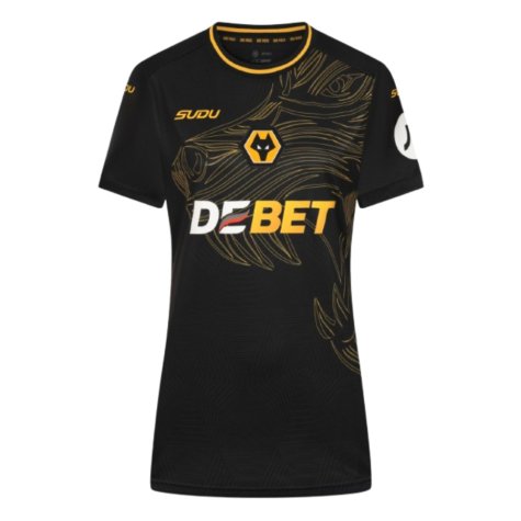 2024-2025 Wolves Away Shirt - Womens (Bellegarde 27)