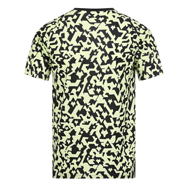 2024-2025 Wolves Pre Match T-Shirt - Black/Lime