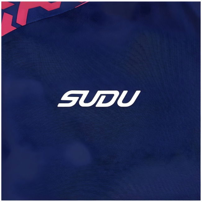 2024-2025 Wolves Pre Match 1/4 Zip Top (Blue/Pink)