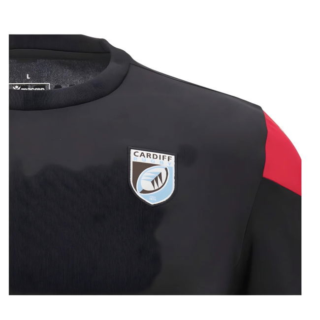 2024-2025 Cardiff Blues Rugby Training Tee (Black)
