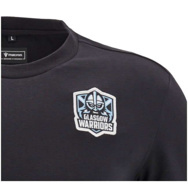 2024-2025 Glasgow Warriors Ath Idra Cotton Shirt (Black)