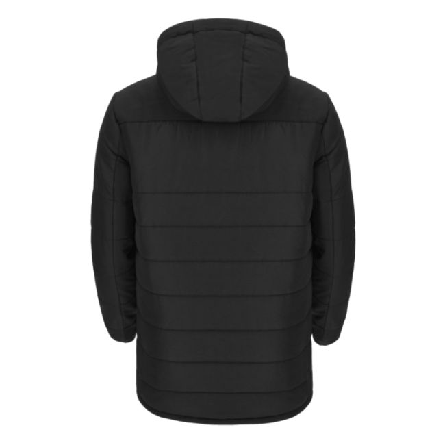 2024-2025 Glasgow Warriors Travel Long Padded Jacket (Black)