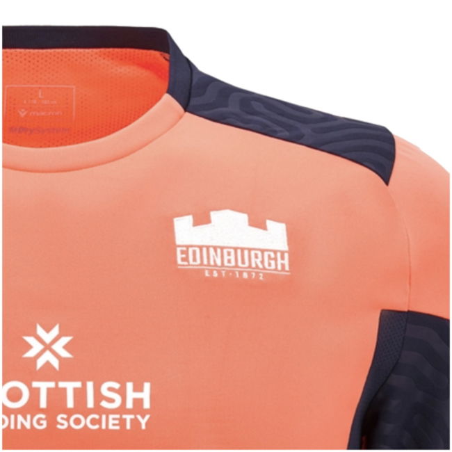 2024-2025 Edinburgh Rugby Poly Training Shirt (Orange)