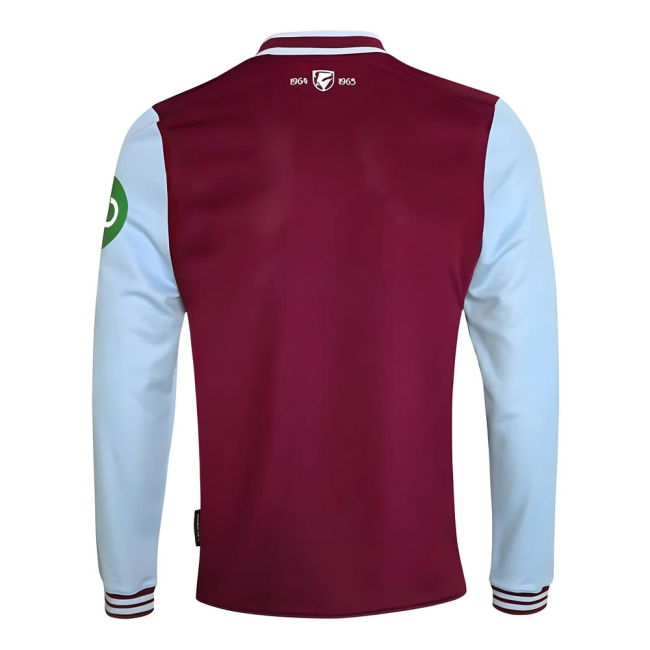 2024-2025 West Ham Long Sleeve Home Shirt (Kids) (Moore 6)