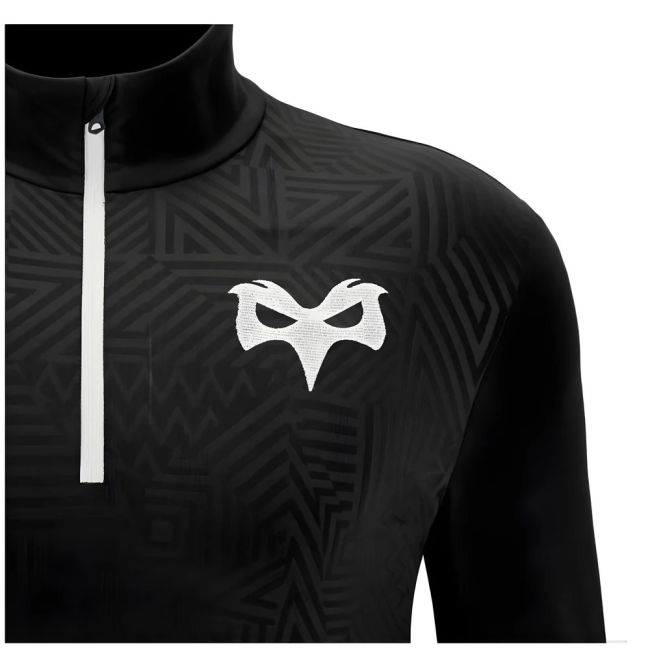 2024-2025 Ospreys Rugby Training 1/4 Zip Top (Black)